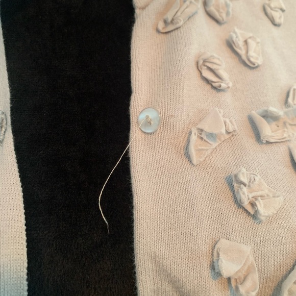 🦇 Vintage DownEast Flower Cardigan 🦇 - Picture 6 of 8